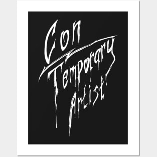 Con|Temporary Artist (in white) Posters and Art